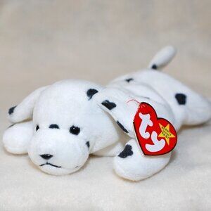 Retired Mint Tag Errors Sparky Dalmatian Ty Beanie Baby 1996 Original 4th gen